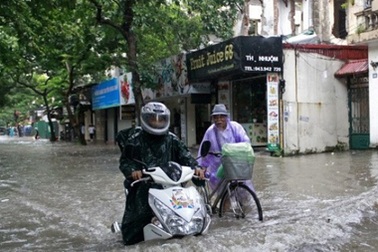 Hà Nội có thể xảy ra ngập lụt do ảnh hưởng bão