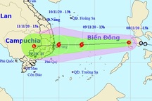 Áp thấp nhiệt đới trên Biển Đông khả năng mạnh thành bão