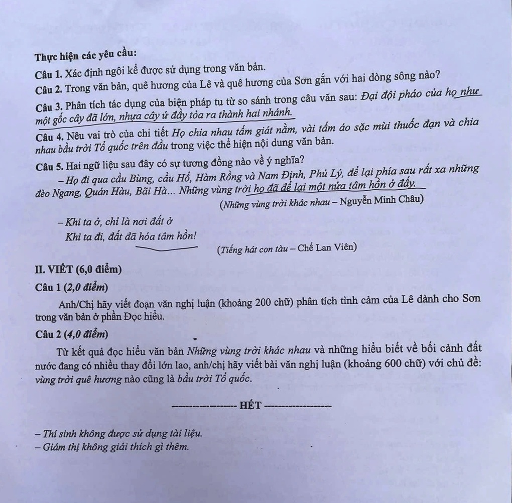 High school graduation literature exam 2025 is current, suitable for the era of growth - 2 Đề ngữ văn tốt nghiệp THPT 2025 thời sự, phù hợp với kỷ nguyên vươn mình - 2