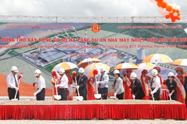 Khởi công nhà máy nhiệt điện 2,25 tỷ USD tại Hải Dương