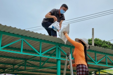 Hối hả "chạy đua" với bão số 5