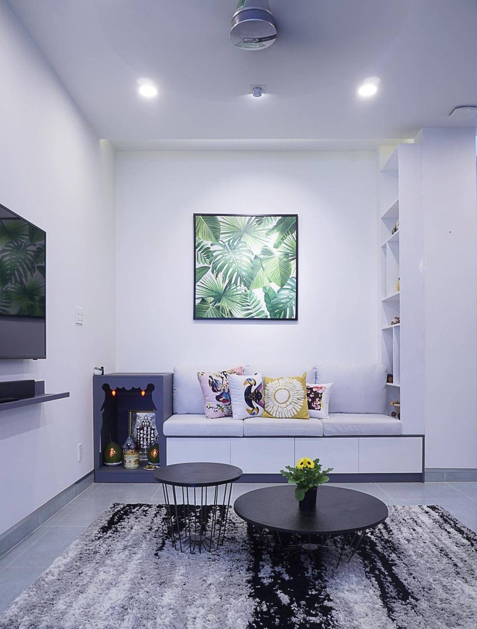 Nhà 39 m2 trong hẻm ở Sài Gòn như rộng ra gấp đôi nhờ độc chiêu thiết kế - 6 Nhà 39 m2 trong hẻm ở Sài Gòn như rộng ra gấp đôi nhờ độc chiêu thiết kế - 6