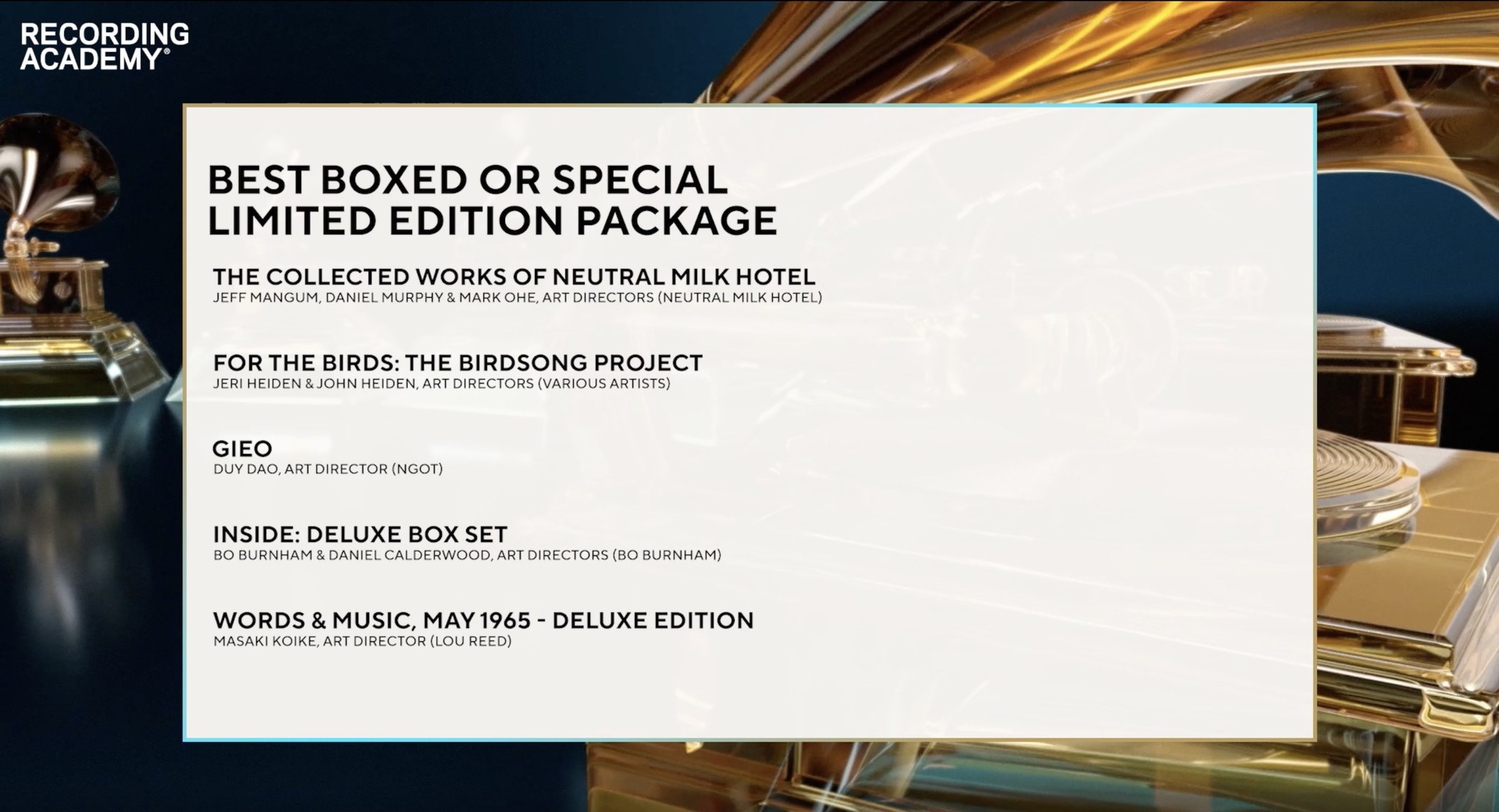 Nhà thiết kế đứng sau đề cử Grammy đầu tiên của Việt Nam là ai? - 1 Nhà thiết kế đứng sau đề cử Grammy đầu tiên của Việt Nam là ai? - 1