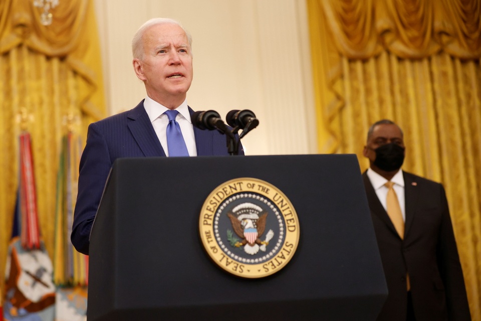 Ông Biden quên tên bộ trưởng quốc phòng - 1 Ông Biden quên tên bộ trưởng quốc phòng - 1
