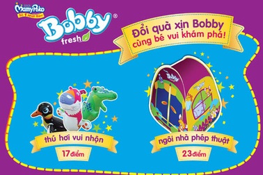 “Đổi quà xịn Bobby, cùng bé vui khám phá”