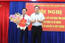 Sở TN-MT Quảng Nam có lãnh đạo mới sau khi giám đốc cũ bị kỷ luật