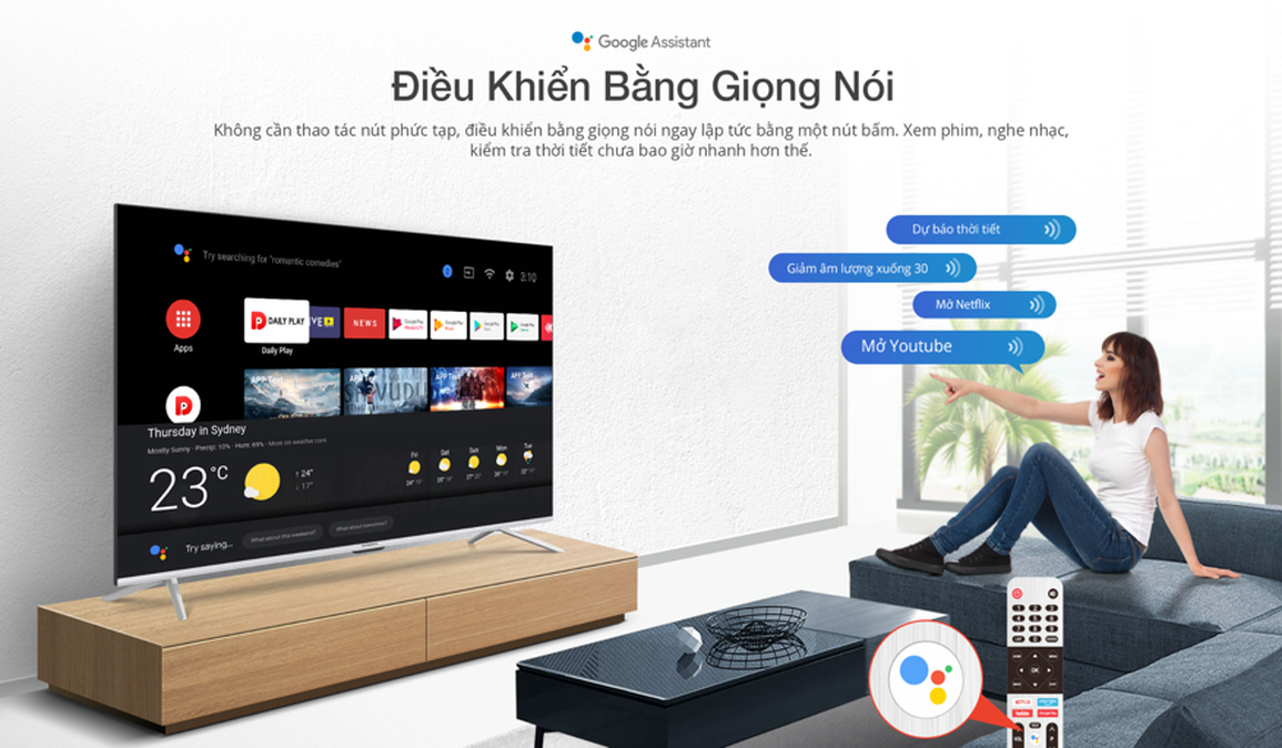 SUC7550 - TV thông minh dùng hệ điều hành Android 10 - 2 SUC7550 - TV thông minh dùng hệ điều hành Android 10 - 2