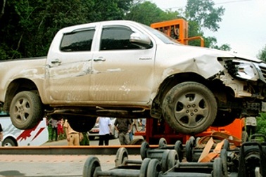 Vụ ô tô biển “ngoại” tông CSGT: Xin “biếu” công an 70.000 USD