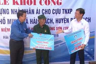 Khởi công xây dựng nhà nhân ái cho cựu TNXP đường Trường Sơn