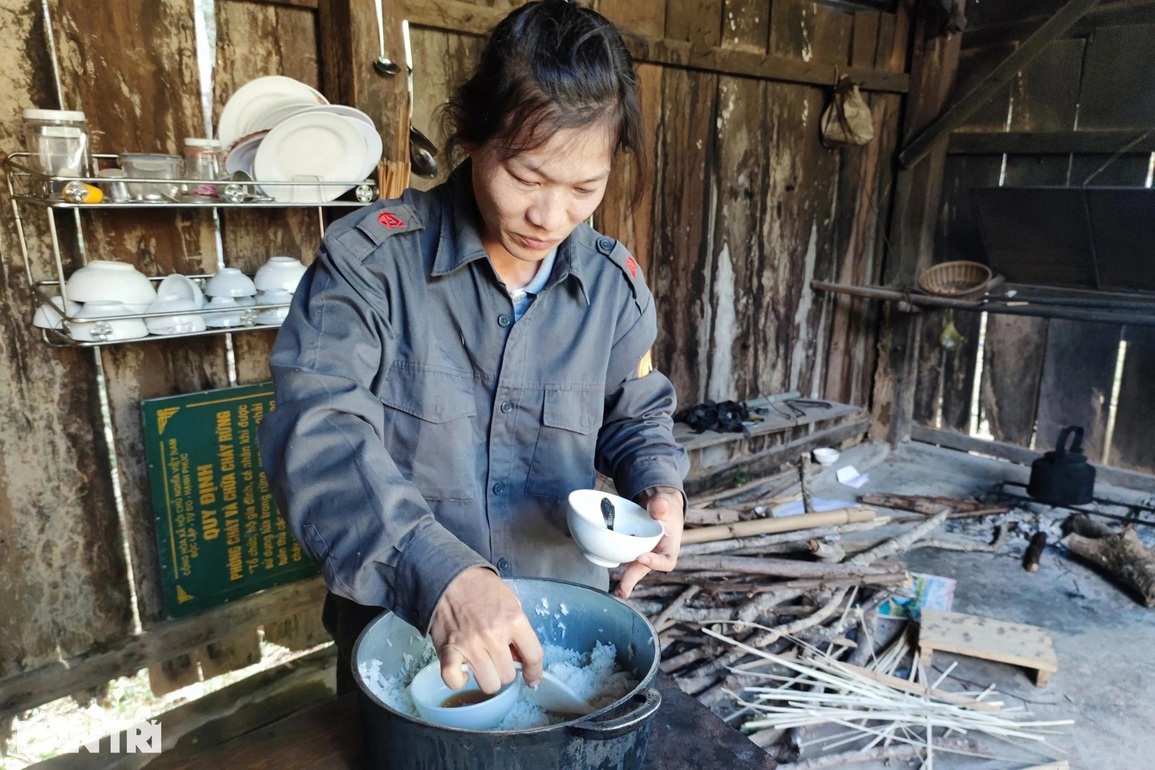 Nữ nhân viên giữ rừng ăn cơm chan nước mắm, ngậm ngùi trong ngày giáp Tết - 1 Nữ nhân viên giữ rừng ăn cơm chan nước mắm, ngậm ngùi trong ngày giáp Tết - 1