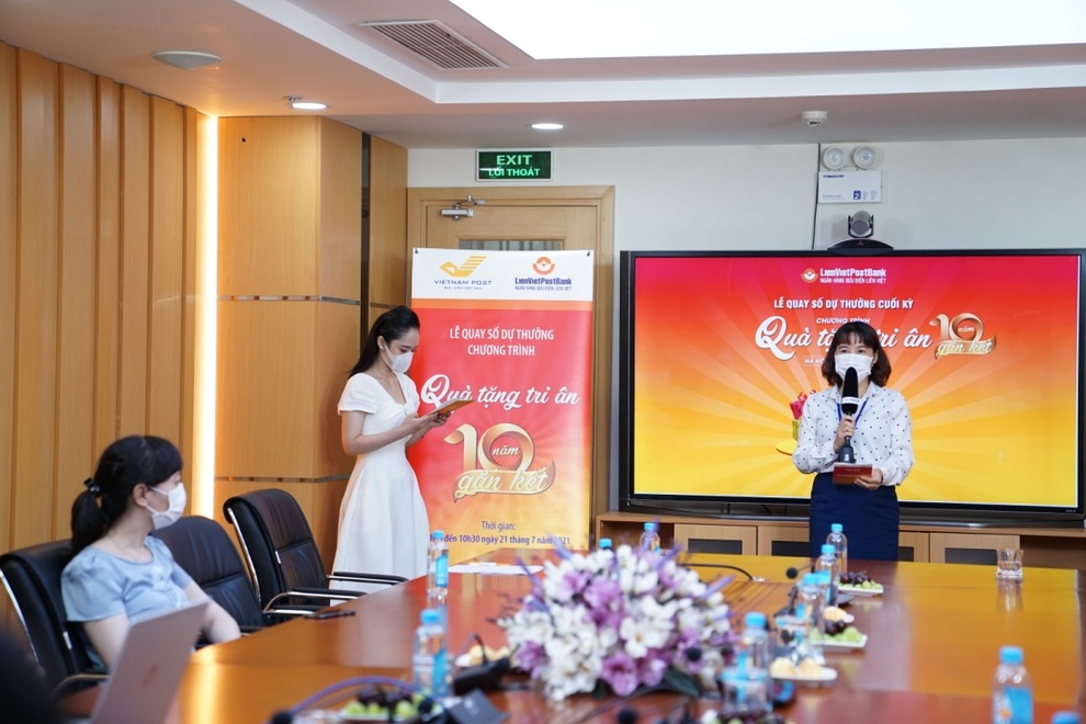 LienVietPostBank công bố kết quả quay số trúng thưởng chương trình Quà tặng tri ân - 10 năm gắn kết - 1 LienVietPostBank công bố kết quả quay số trúng thưởng chương trình Quà tặng tri ân - 10 năm gắn kết - 1