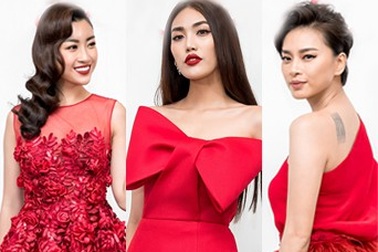 Dàn sao Việt rạng rỡ với sắc đỏ