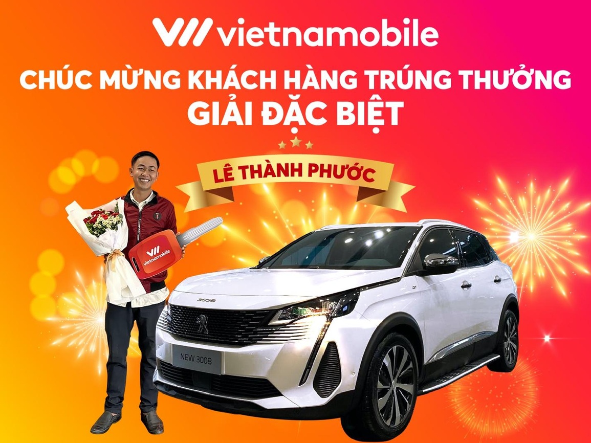Vietnamobile trao thưởng chương trình khuyến mại Nạp thẻ liền tay, rinh ngay xế mơ - 2 Vietnamobile trao thưởng chương trình khuyến mại Nạp thẻ liền tay, rinh ngay xế mơ - 2