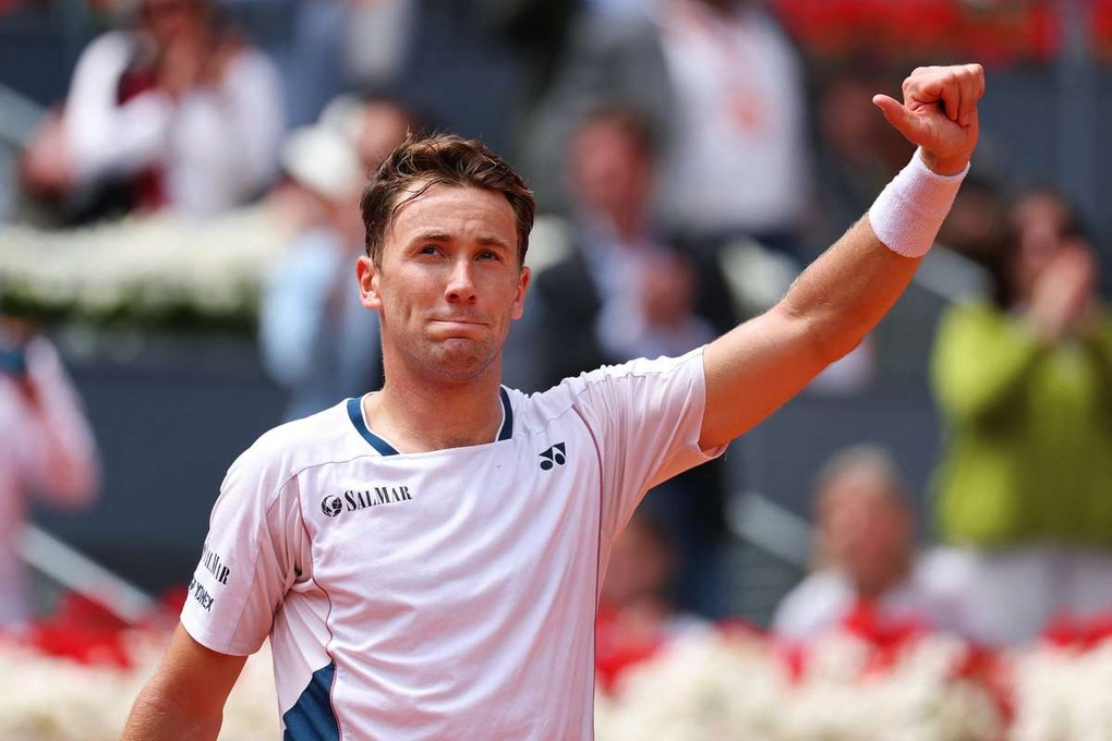Ruud, Musetti và Draper tiến vào bán kết Madrid Open - 1 Ruud, Musetti và Draper tiến vào bán kết Madrid Open - 1