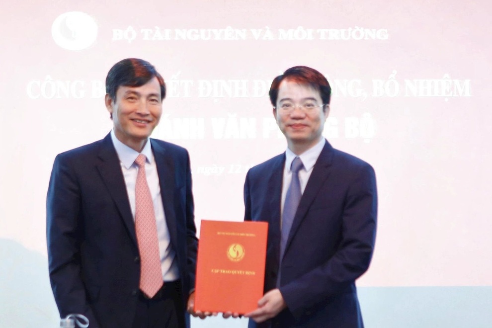 Bộ Tài nguyên và Môi trường có Chánh Văn phòng mới - 1 Bộ Tài nguyên và Môi trường có Chánh Văn phòng mới - 1