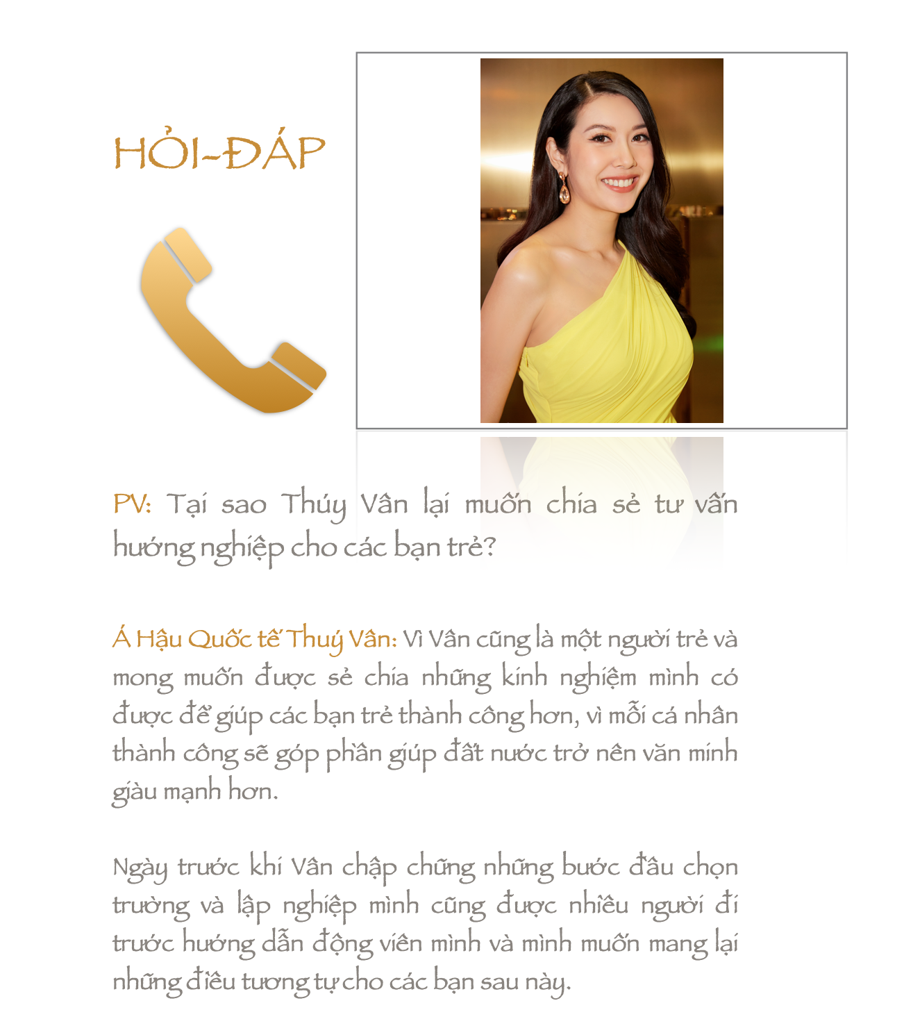 Á hậu Quốc tế Thúy Vân gỡ rối khủng hoảng hướng nghiệp cho Gen Z - 12 Á hậu Quốc tế Thúy Vân gỡ rối khủng hoảng hướng nghiệp cho Gen Z - 12