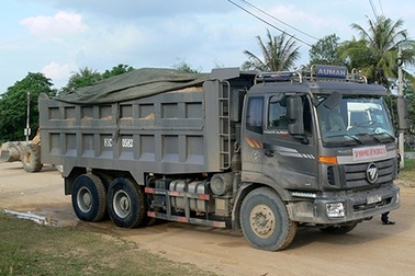 Vượt tải hơn gấp 2 lần, xe tải Tập đoàn Phúc Lộc bị tuýt còi