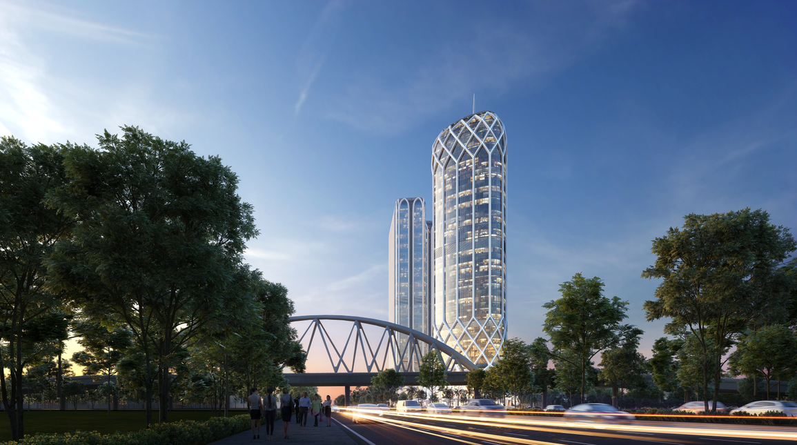 Hải Phòng sắp đón biểu tượng kiến trúc theo kết cấu diagrid - 3 Hải Phòng sắp đón biểu tượng kiến trúc theo kết cấu diagrid - 3