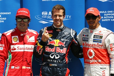 Vettel giành pole trên đường đua Canada