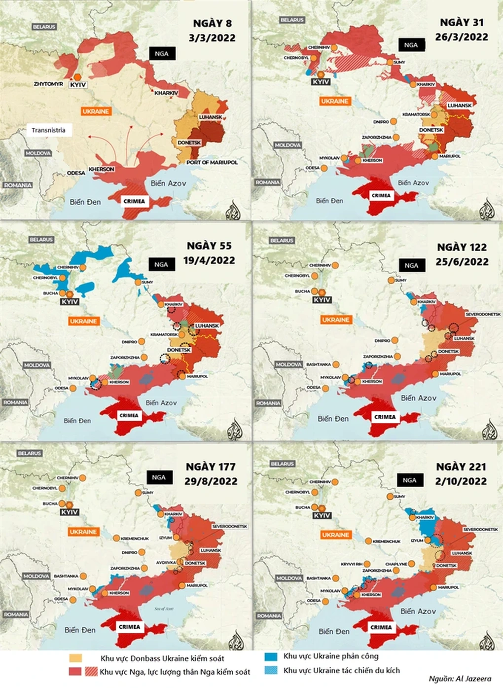Vùng lãnh thổ do Nga kiểm soát ở Ukraine bị thu hẹp - 3 Vùng lãnh thổ do Nga kiểm soát ở Ukraine bị thu hẹp - 3