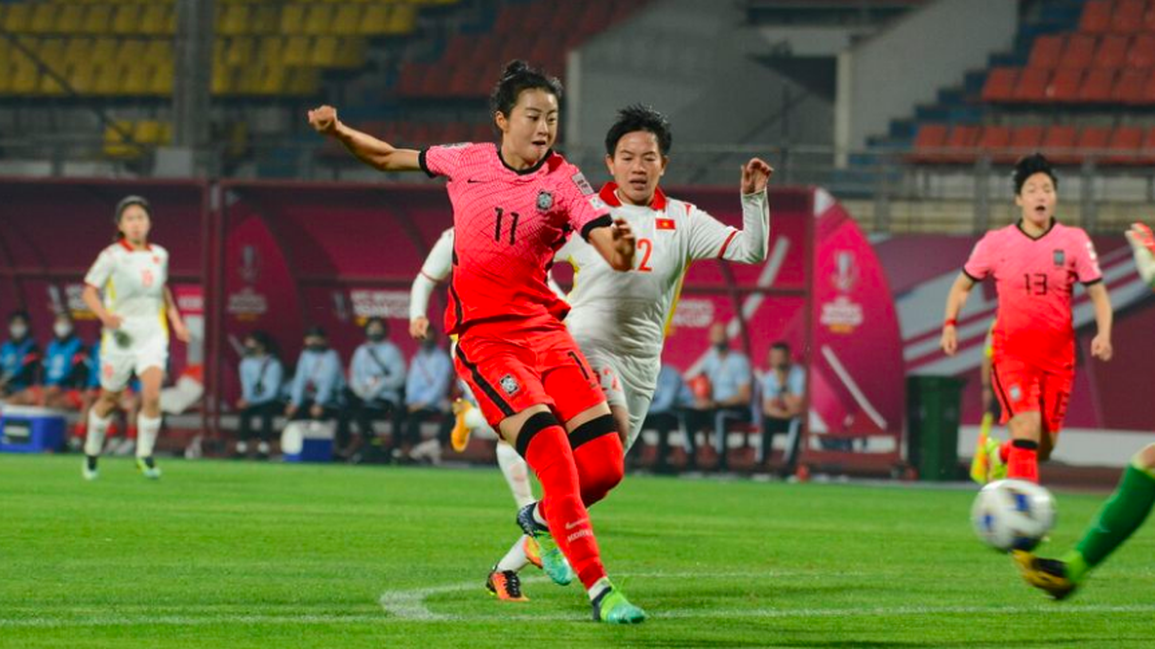 AFC: Đội tuyển nữ Việt Nam đã chơi kiên cường trước Hàn Quốc - 2 AFC: Đội tuyển nữ Việt Nam đã chơi kiên cường trước Hàn Quốc - 2