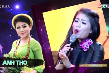 Linh Phương hóa thân thành ca sĩ Anh Thơ.