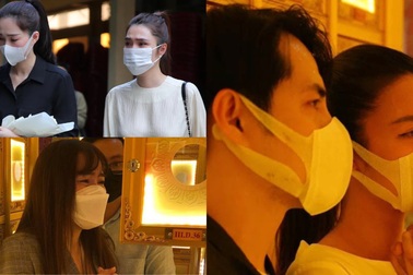 Đặng Thu Thảo, Đông Nhi, Vũ Thu Phương… đến viếng Minh Lộc tại chùa