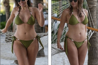 Mỹ nhân Anh tự tin khoe dáng sau khi phẫu thuật thu nhỏ "vòng một"