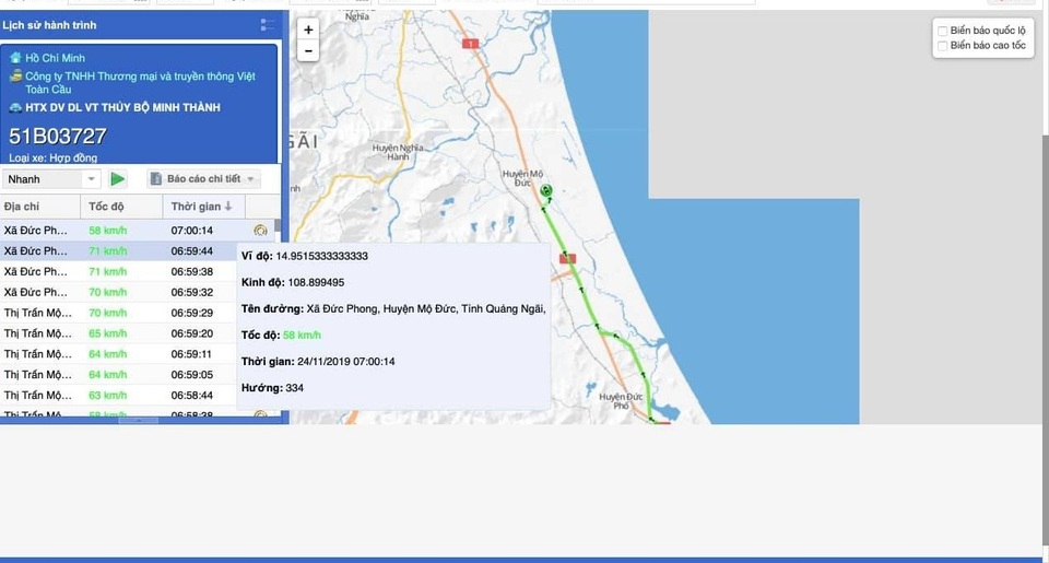 Vụ xe khách tông container làm 3 người chết: Xe khách lấn làn đường! - 1