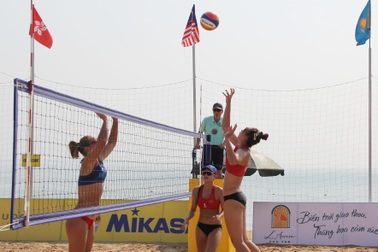 22 đội tranh tài tại giải bóng chuyền bãi biển nữ châu Á