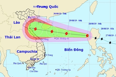 Bão Podul đã vào Biển Đông