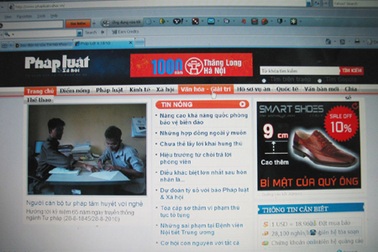 Ra mắt Trang tin báo Pháp luật và Xã hội