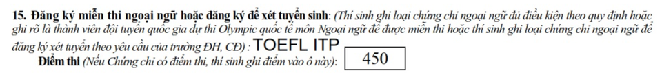 Hướng dẫn ghi 21 mục trong phiếu đăng ký dự thi, đăng ký xét tuyển năm 2020 - 1 Hướng dẫn ghi 21 mục trong phiếu đăng ký dự thi, đăng ký xét tuyển năm 2020 - 1