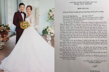 Cô dâu hơn chú rể 35 tuổi: "Đã xác định người chụp ảnh bản đăng ký kết hôn"