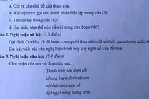 Đề Văn vào lớp 10 Nghệ An nói về thói quen con người trong dịch Covid-19