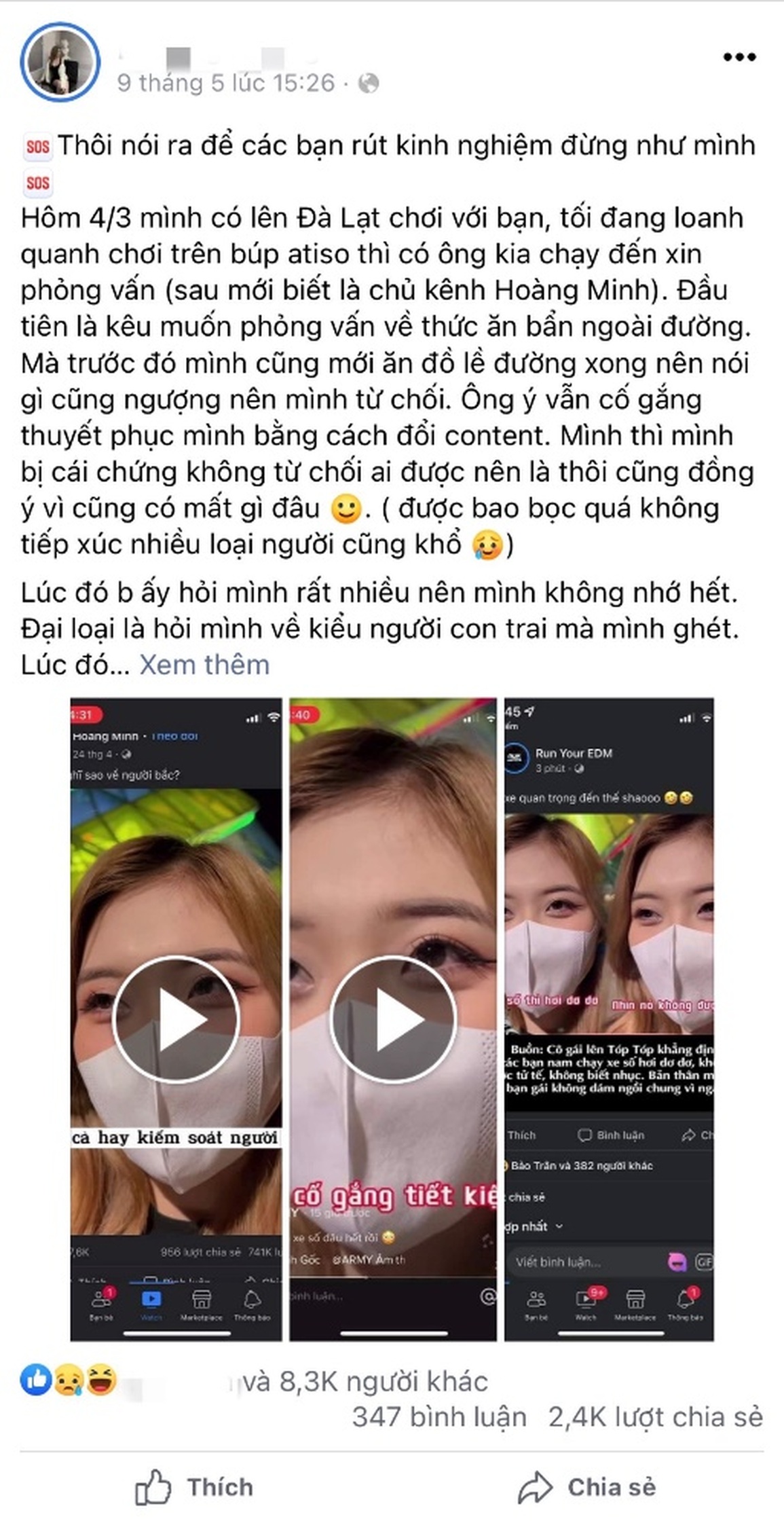 Cô gái là nạn nhân của chiêu trò cắt ghép video, câu view bẩn - 2 Cô gái là nạn nhân của chiêu trò cắt ghép video, câu view bẩn - 2