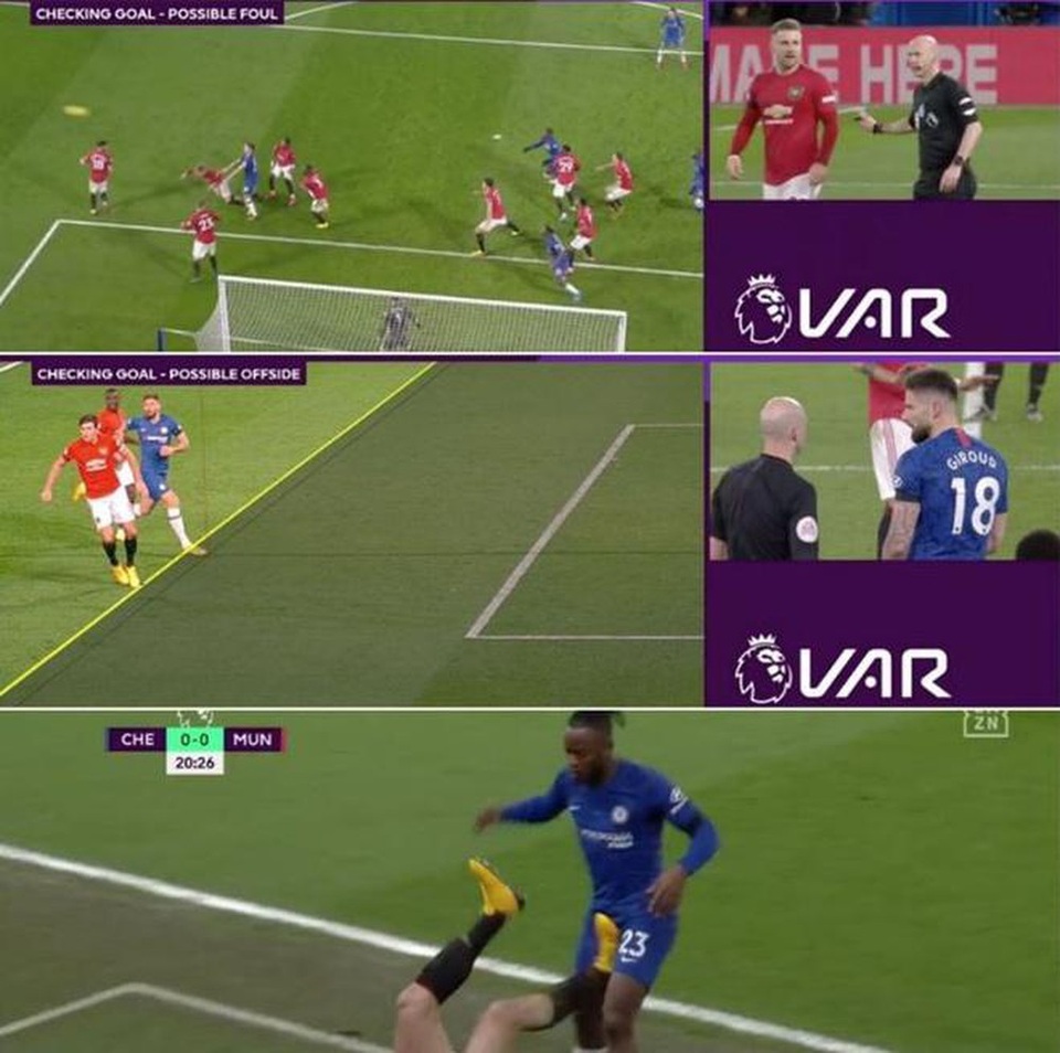 Điểm lại những lần Man Utd được công nghệ VAR “cứu thua” - 3 Điểm lại những lần Man Utd được công nghệ VAR “cứu thua” - 3