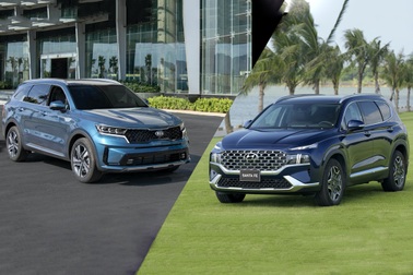 Xe gầm cao 7 chỗ, chọn Kia Sorento All New hay Hyundai SantaFe 2021?