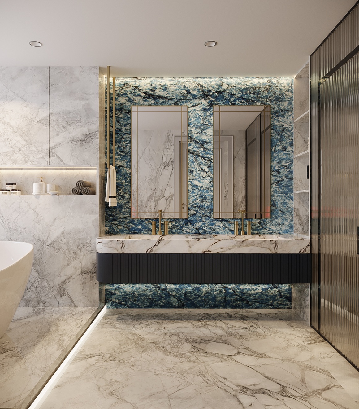 Bên trong căn hộ 240 m2 với nội thất phong cách Modern Classic, nhìn là mê - 10 Bên trong căn hộ 240 m2 với nội thất phong cách Modern Classic, nhìn là mê - 10