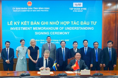 Tập đoàn Thụy Điển "rót" 1 tỷ USD vào Bình Định