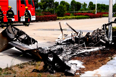 Trung Quốc: Rơi máy bay tại An Huy, 2 người tử nạn