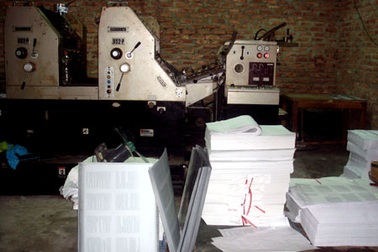 Phát hiện đường dây in sách lậu lớn