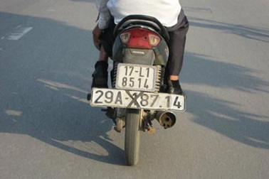 Những biển số xe “độc” nhất Việt Nam