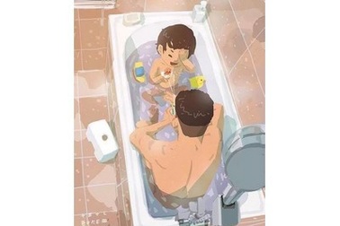 Bộ tranh đầy cảm động về tình cha con “gây sốt” cư dân mạng