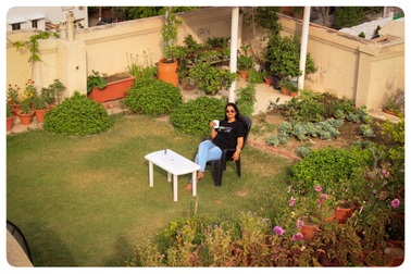 Mát mắt với khu vườn 240m2 trên sân thượng tầng 7 xanh tốt như nông trại