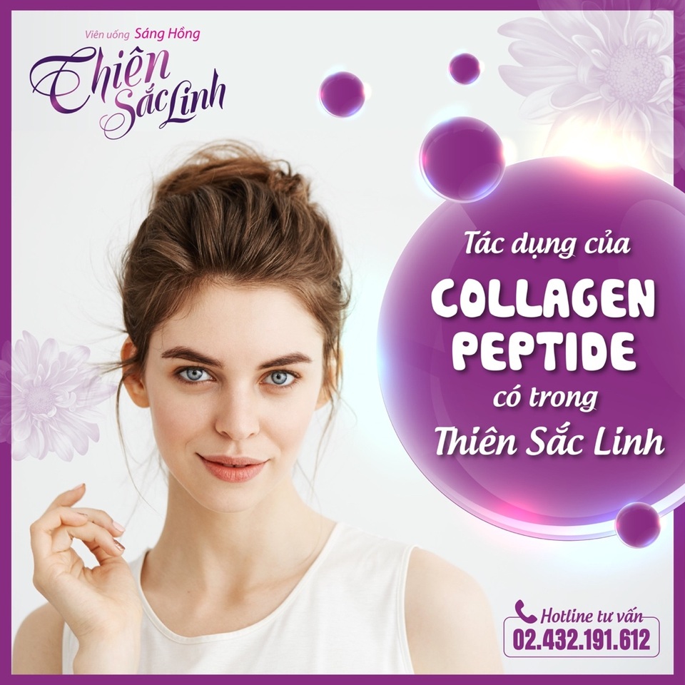 Collagen peptide Thiên Sắc Linh - giữ trọn nét thanh xuân - 3 Collagen peptide Thiên Sắc Linh - giữ trọn nét thanh xuân - 3