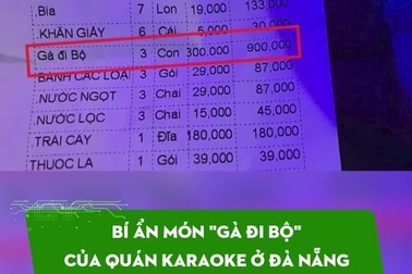 Bí ẩn món "gà đi bộ" của quán karaoke ở Đà Nẵng