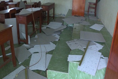 Vĩnh Long: Khắc phục sau vụ sập la phông phòng học khiến 9 học sinh bị thương