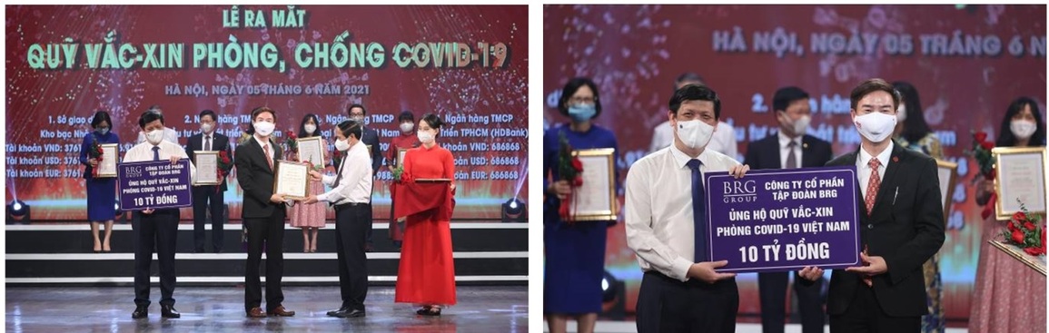 Tập đoàn BRG cùng SeABank ủng hộ 20 tỷ đồng cho Quỹ vắc xin phòng, chống Covid 19 - 1 Tập đoàn BRG cùng SeABank ủng hộ 20 tỷ đồng cho Quỹ vắc xin phòng, chống Covid 19 - 1