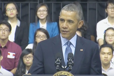 Tổng thống Obama "bật mí" con đường trở thành lãnh đạo Mỹ với bạn trẻ Việt